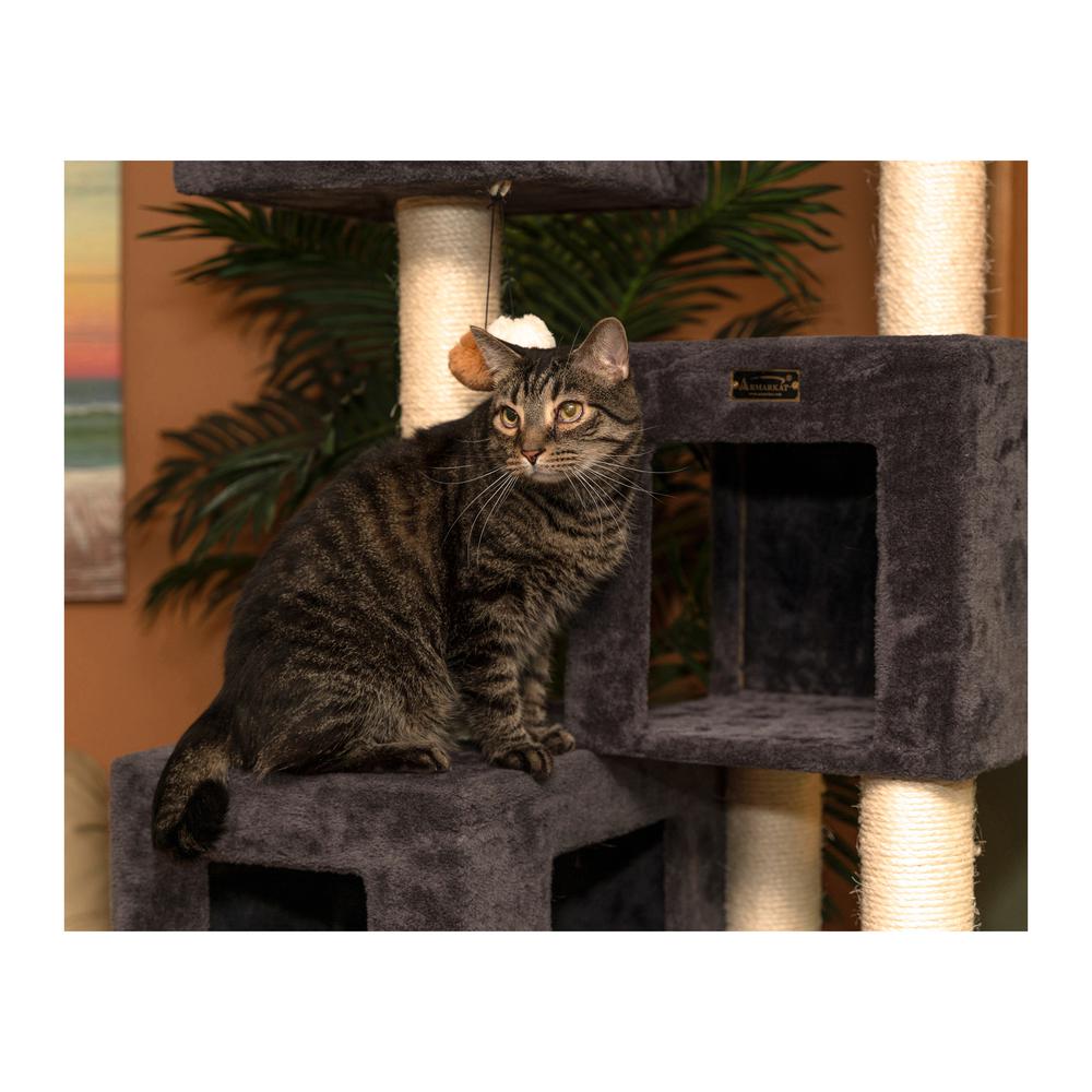 Real Wood Griant Cat Tower With Condos For Multiple Cats