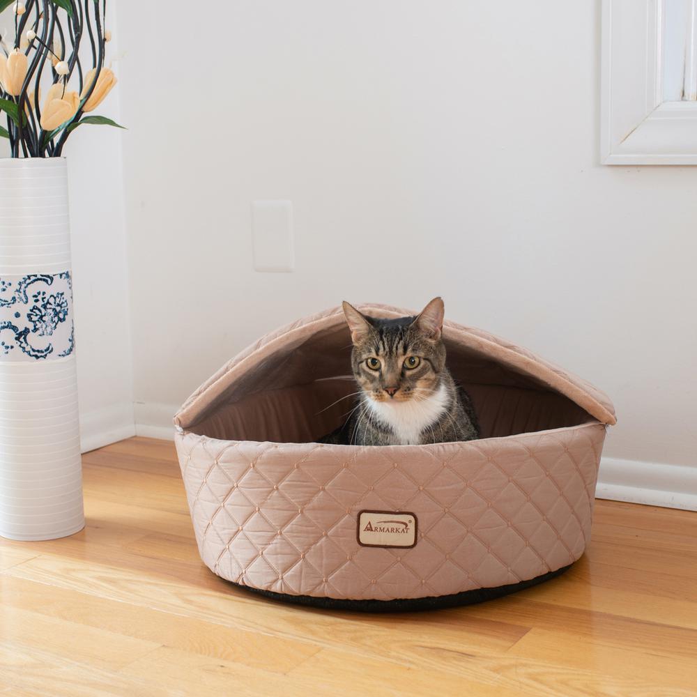 Cat Bed, Medium, Light Apricot