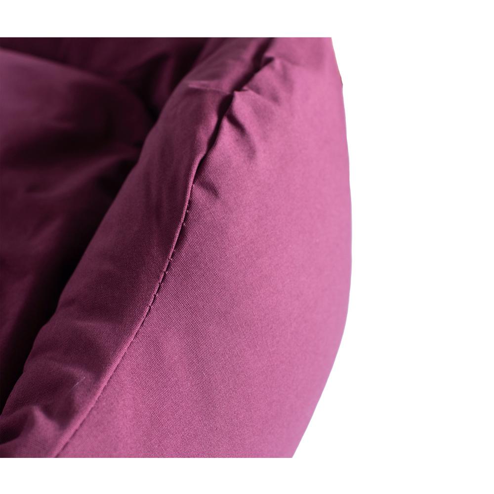 Extra Large Burgundy Bolstered Pet Bed