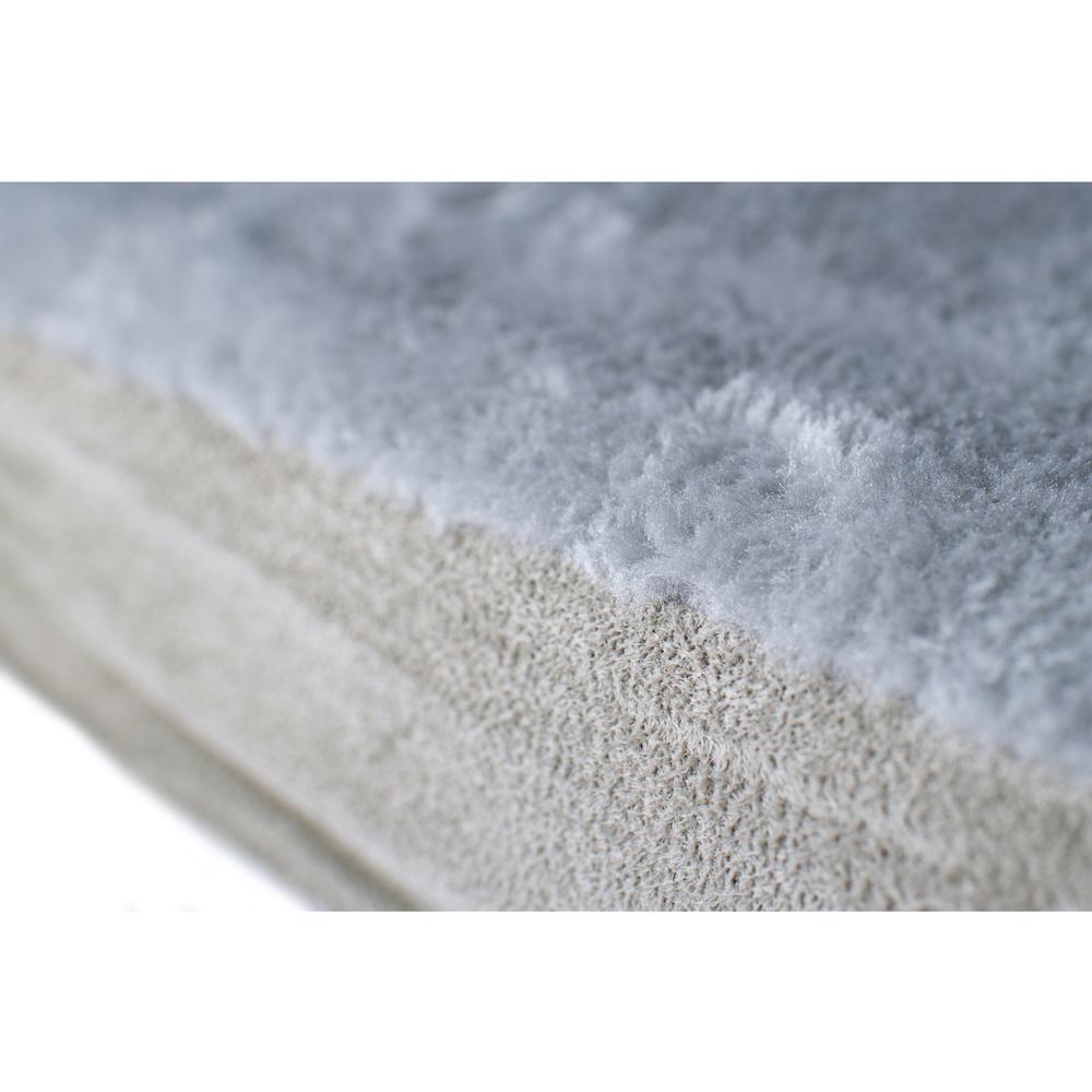 Large Memory Foam Orthopedic Pet Bed Mat In Gray & Sage Green