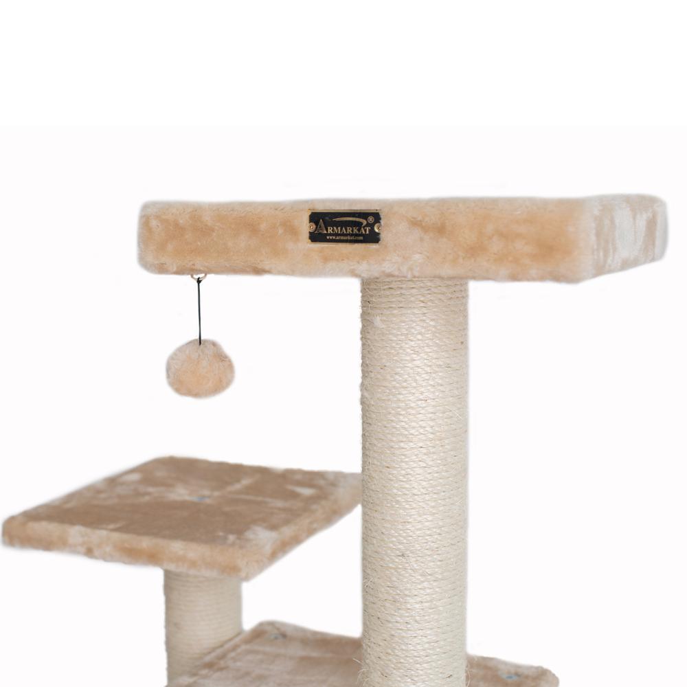 Classic Real Wood Cat Tree, 32-Inch Beige