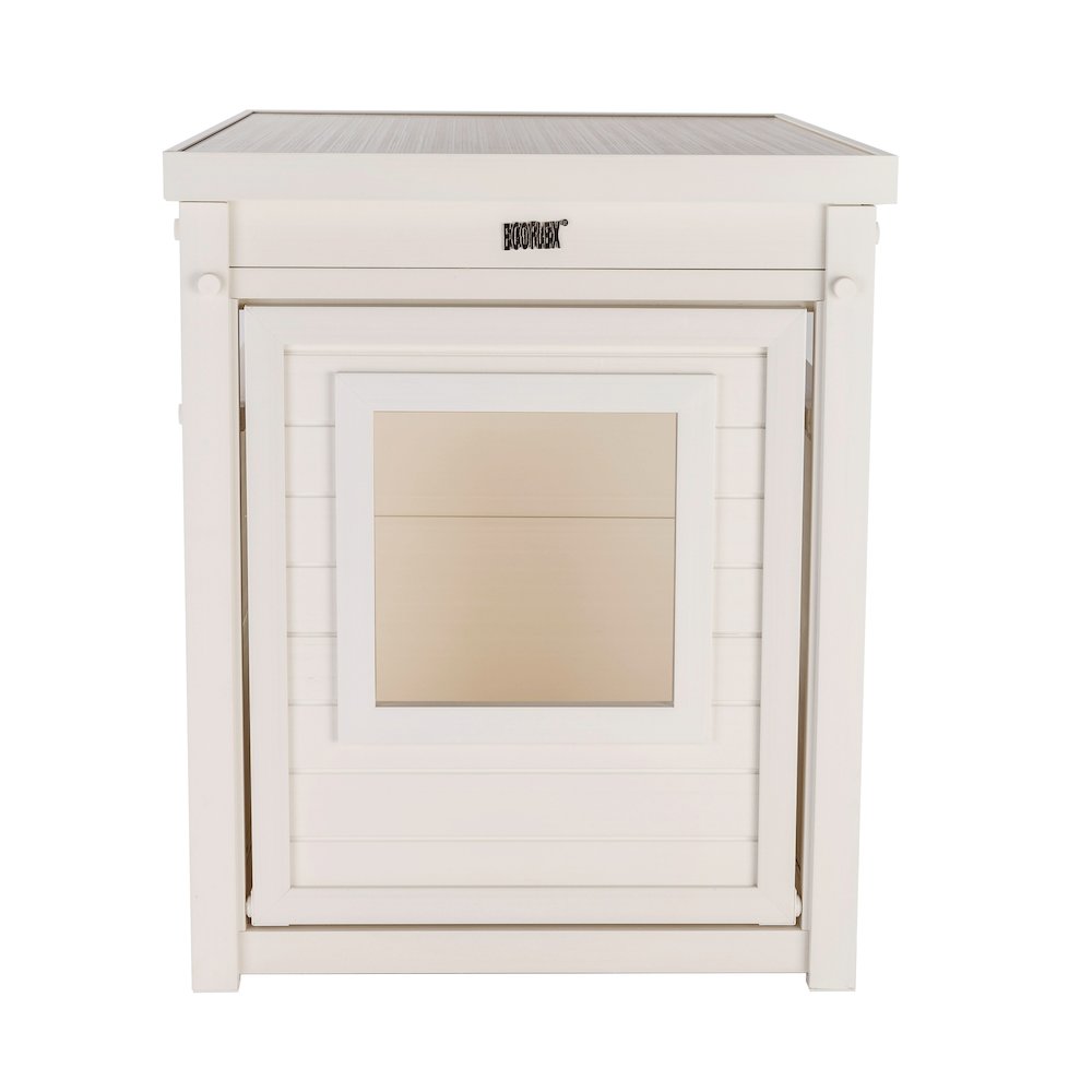 ECOFLEX® Litter Box Cover End Table - Antique White