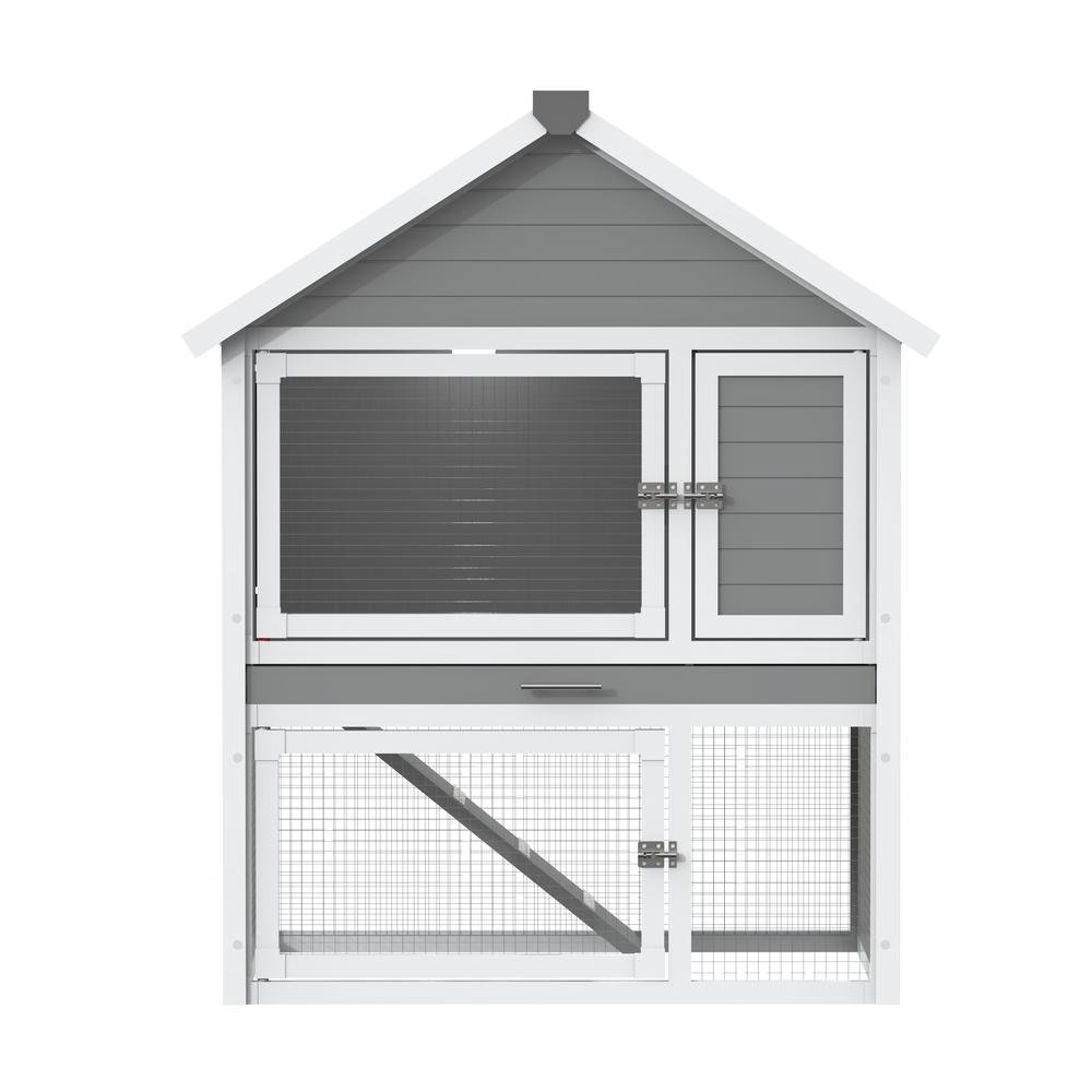 ECOFLEX® Huntington Outdoor Two-Level Rabbit Hutch