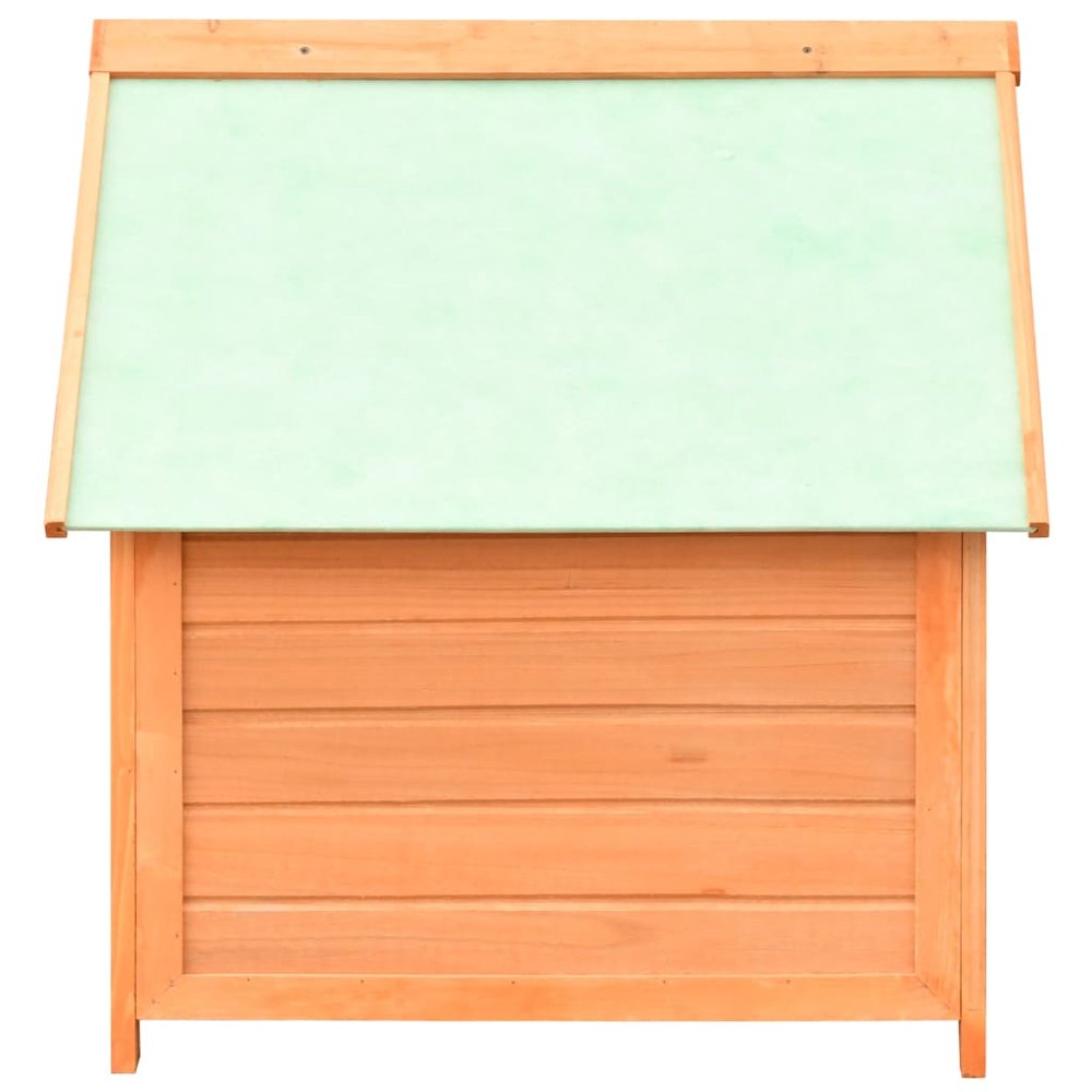Dog House Brown And Green Solid Pine And Fir Wood Medium