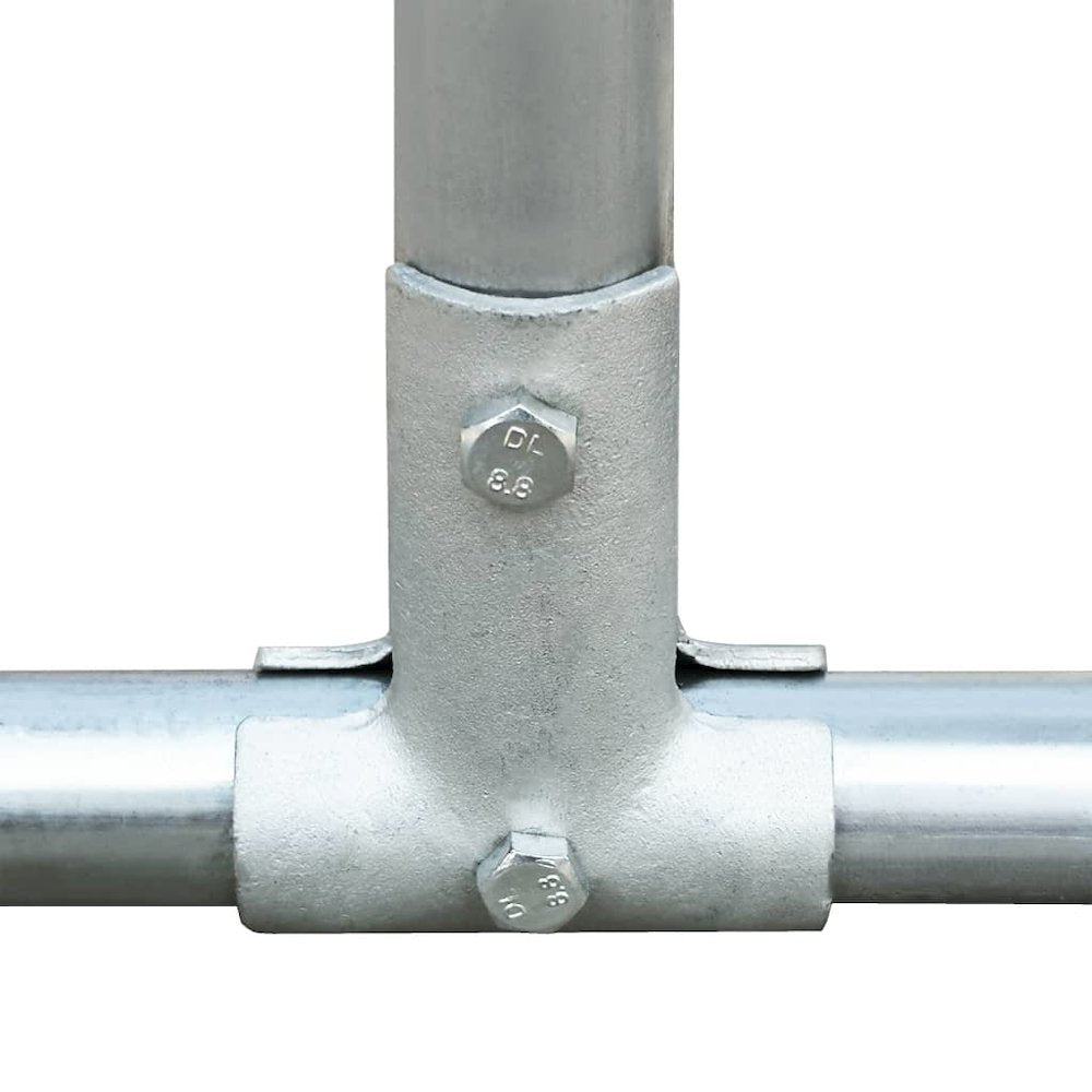Chicken Coop Silver Galvanized Steel Locks