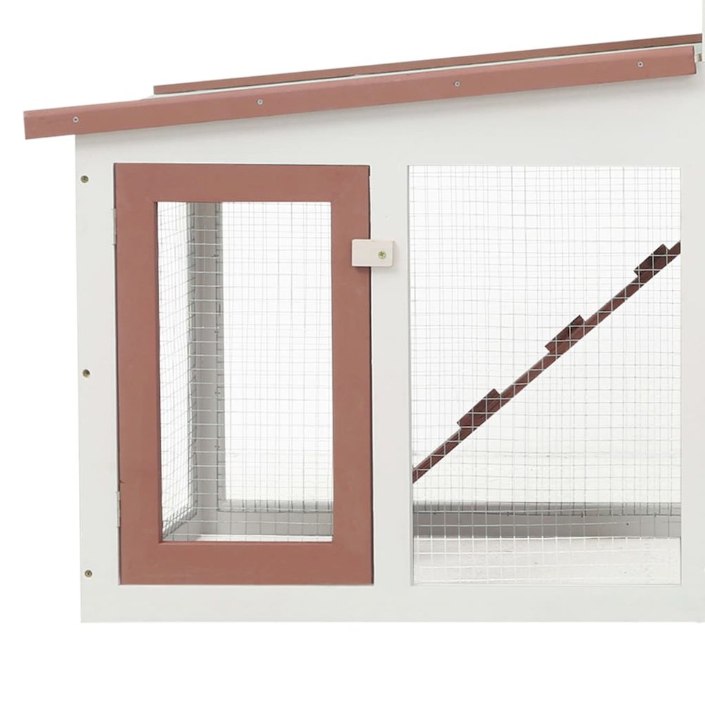 Rabbit Hutch Brown And White