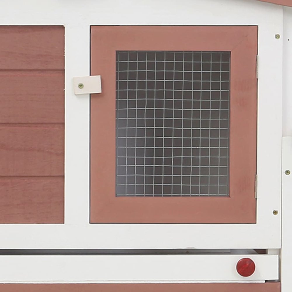 Rabbit Hutch Brown And White