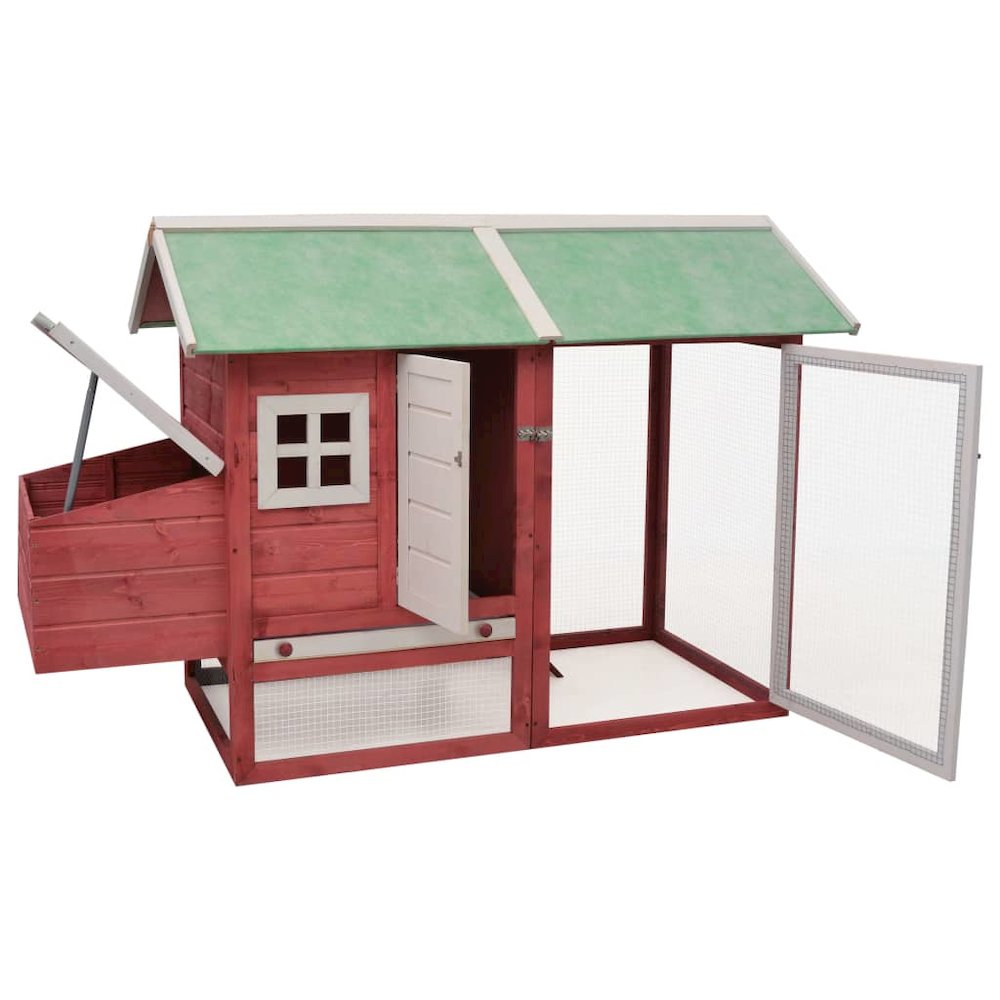 Rabbit Hutch Red and Green