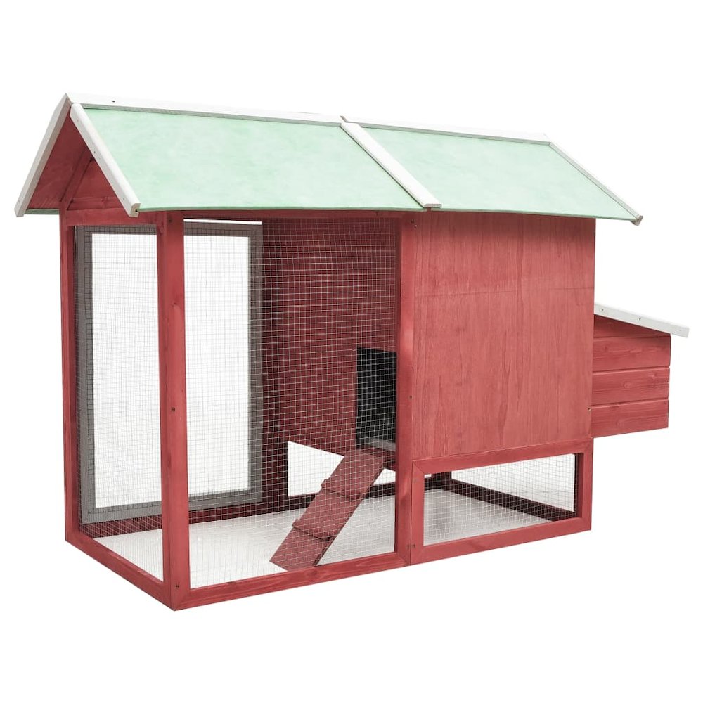 Rabbit Hutch Red And Green