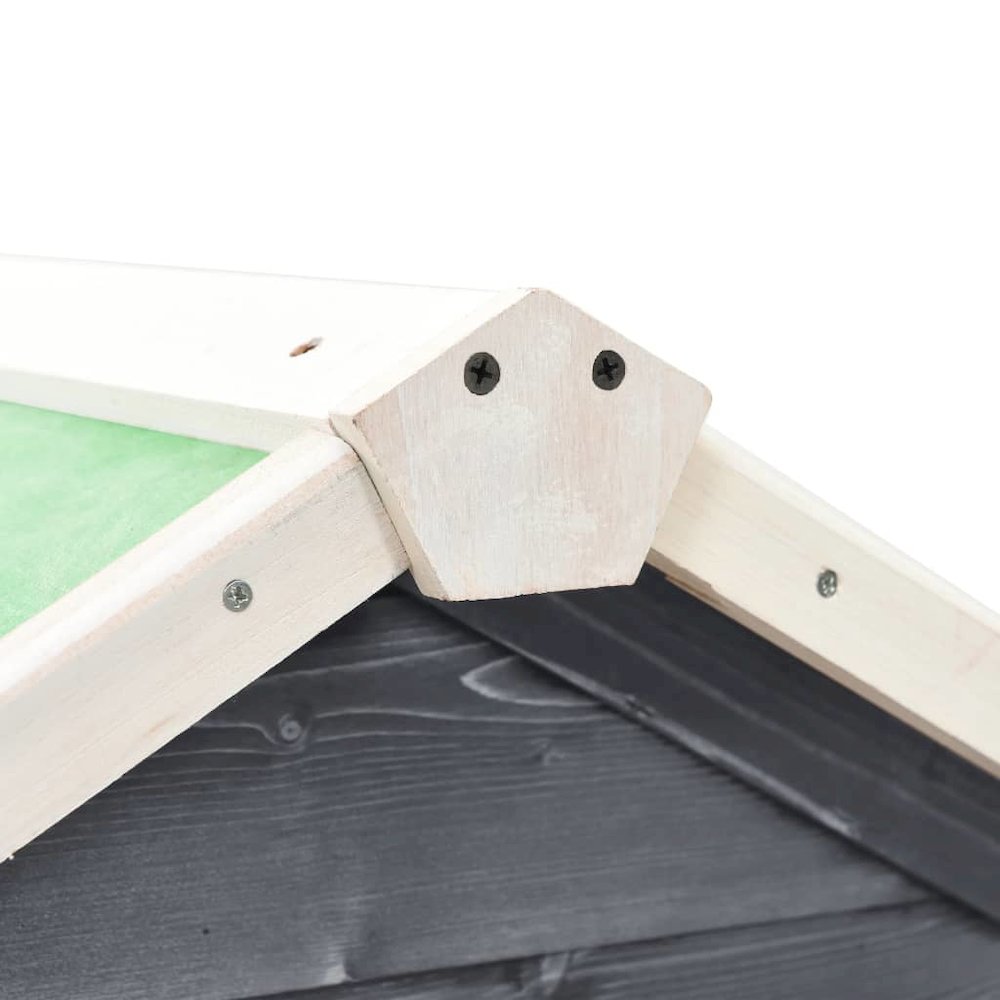 Rabbit Hutch Grey And White 24.8W x 55.1D x 47.2H