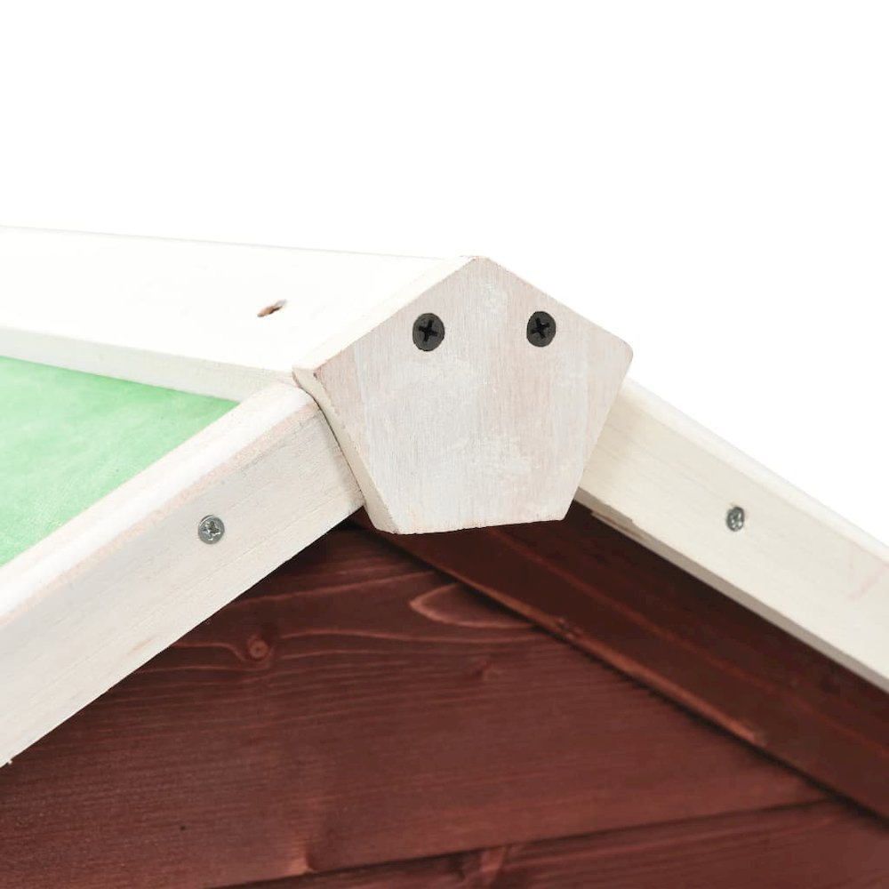 Rabbit Hutch Mocha And White 55.1W x 55.1D x 47.4H