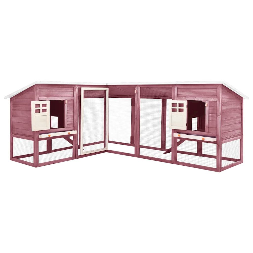 Rabbit Hutch Mocha And White 98.4W x 98.4D x 41.3H