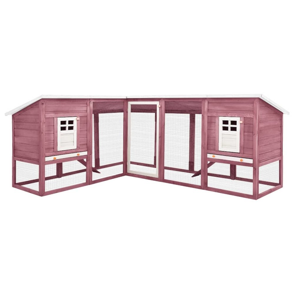 Rabbit Hutch Mocha And White 98.4W x 98.4D x 41.3H