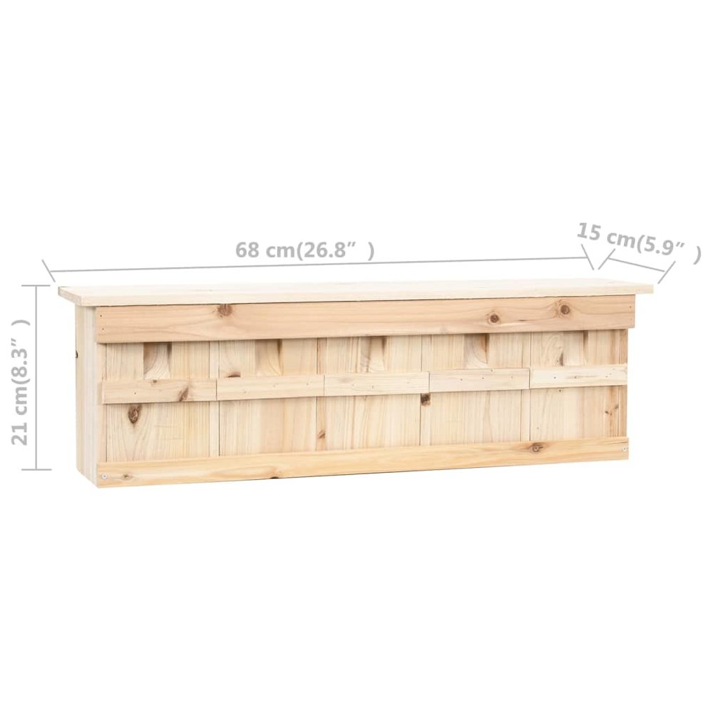 Sparrow House Natural Wood Firwood Durable