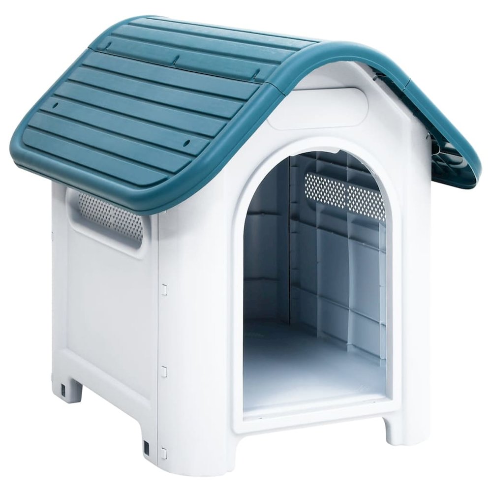 Dog House Blue And White Polypropylene Small Durable