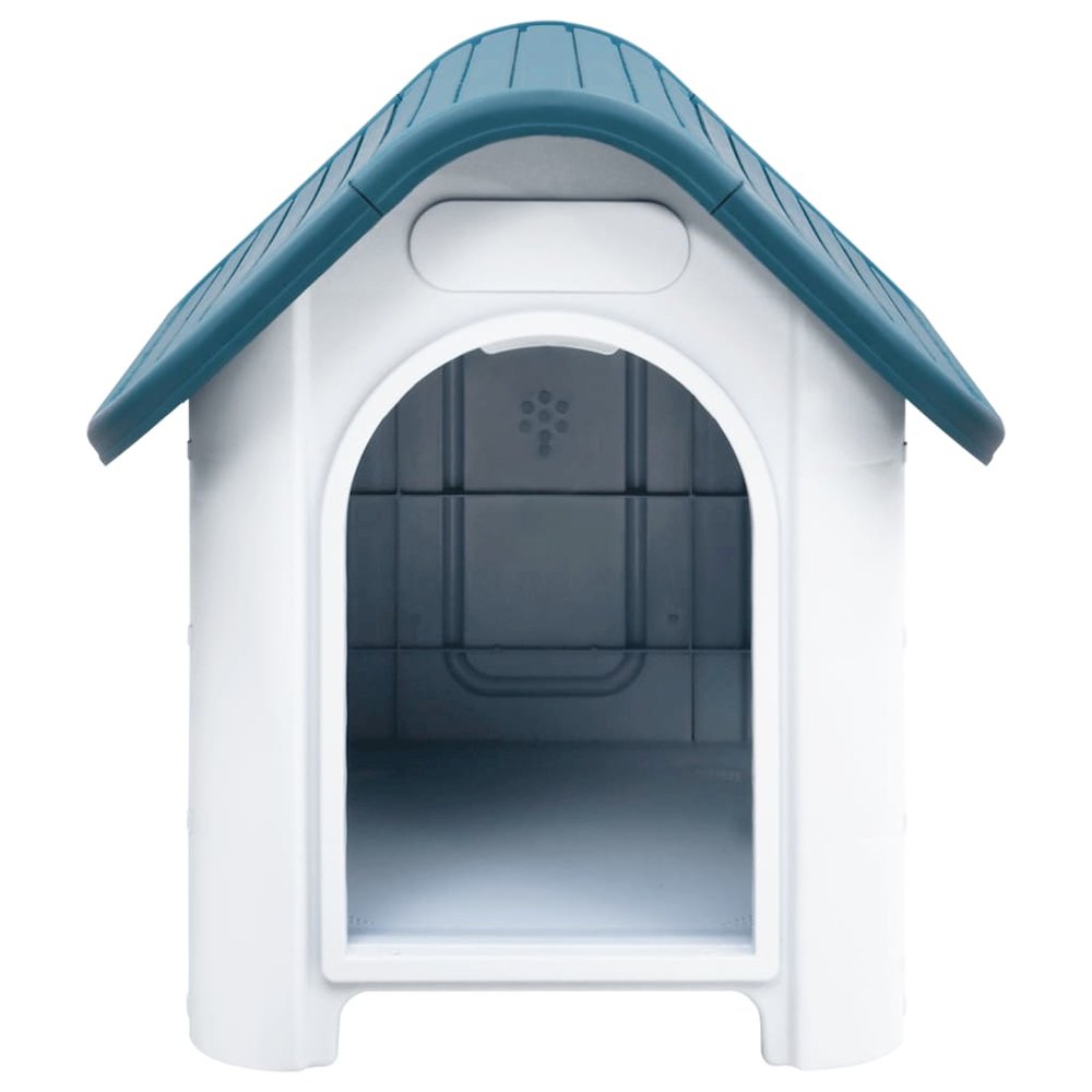 Dog House Blue And White Polypropylene Small Durable