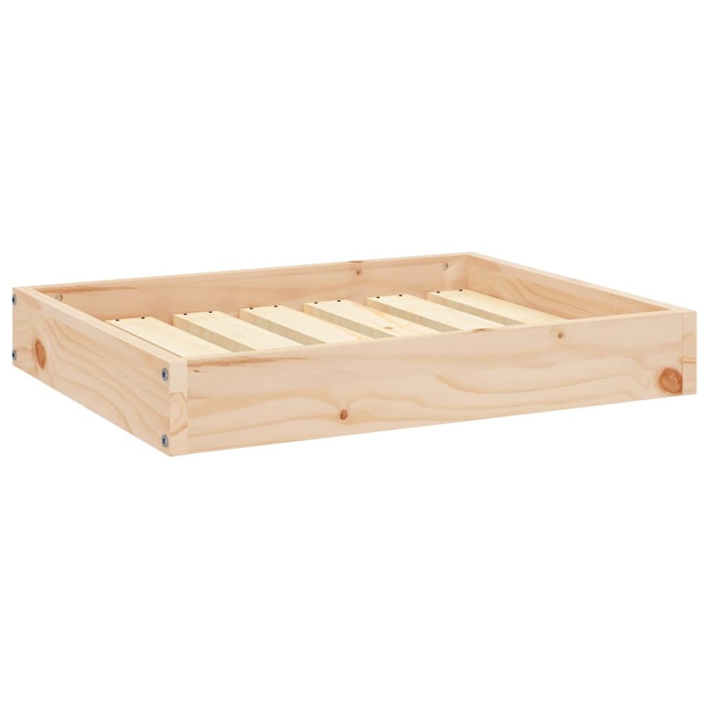 Dog Bed Natural Pinewood Untreated Solid Pine Medium Sturdy