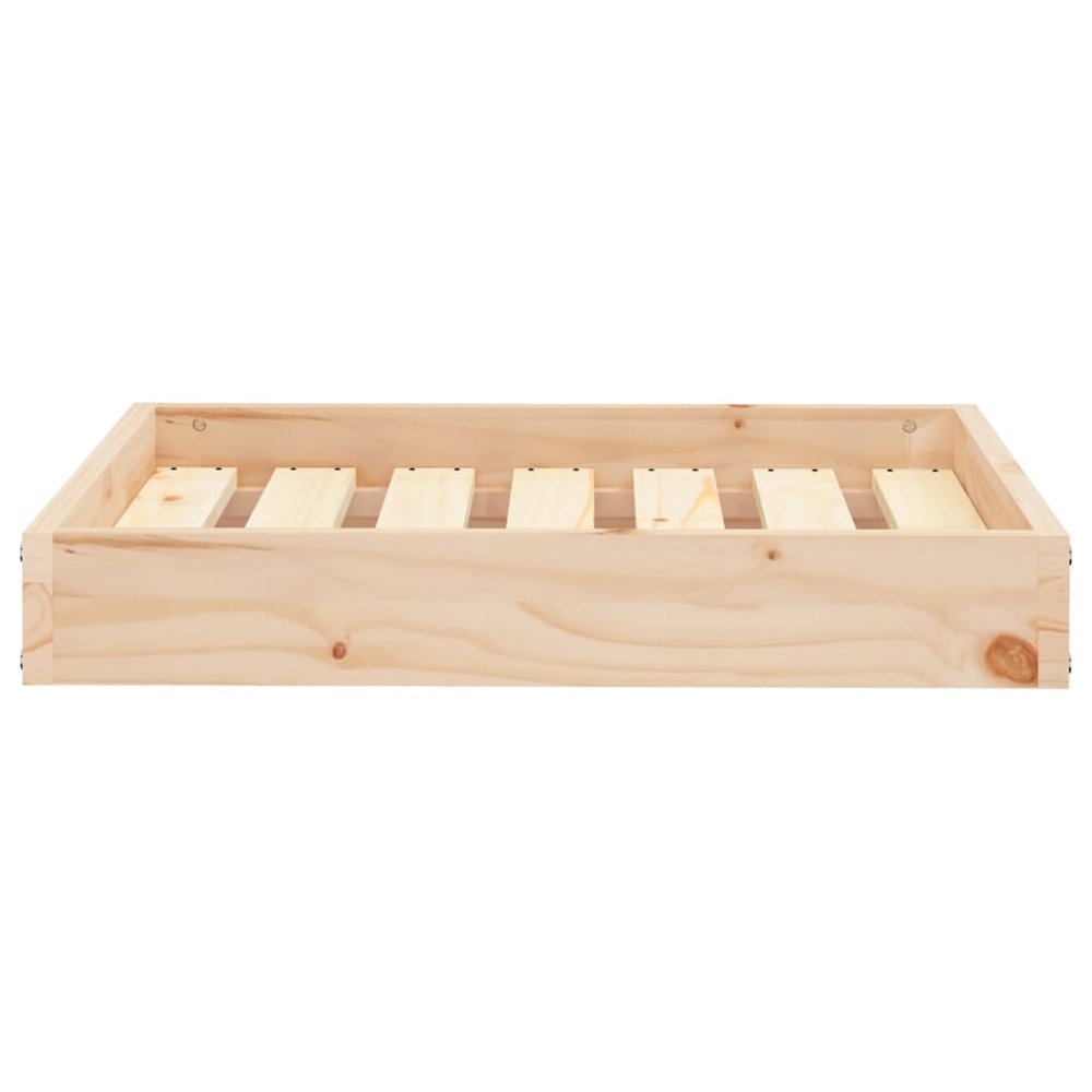 Dog Bed Natural Pinewood Untreated Solid Pine Medium Sturdy