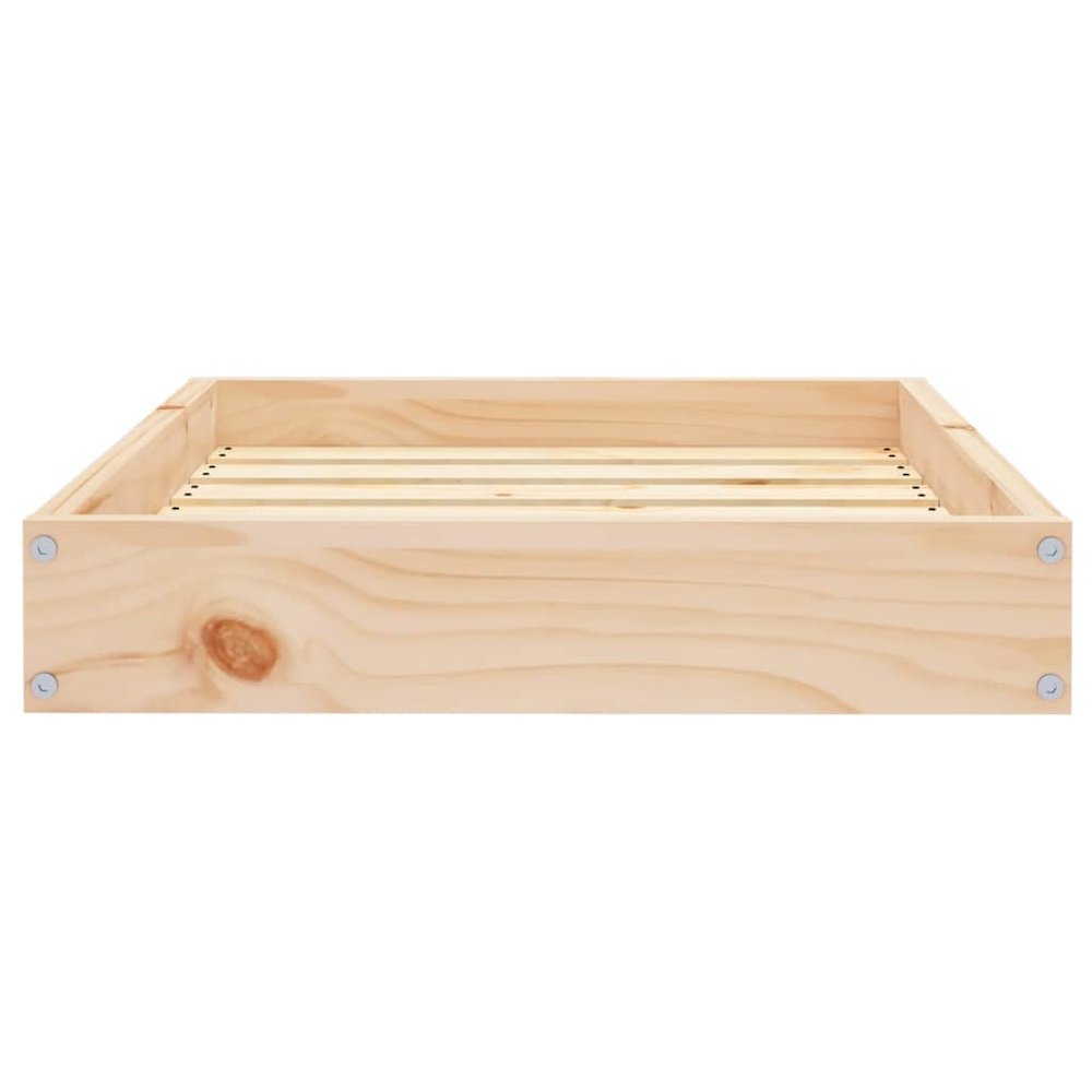 Dog Bed Natural Pinewood Untreated Solid Pine Medium Sturdy