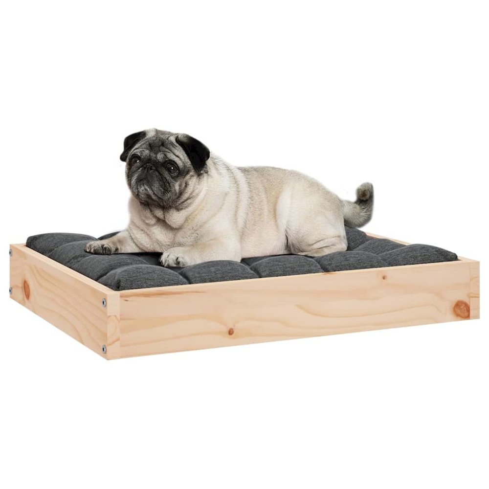 Dog Bed Natural Pinewood Untreated Solid Pine Medium Sturdy