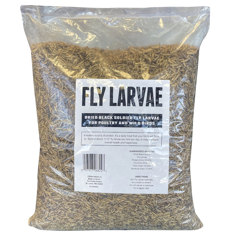Flock Fest 10 Lbs Bag Fly Larvae