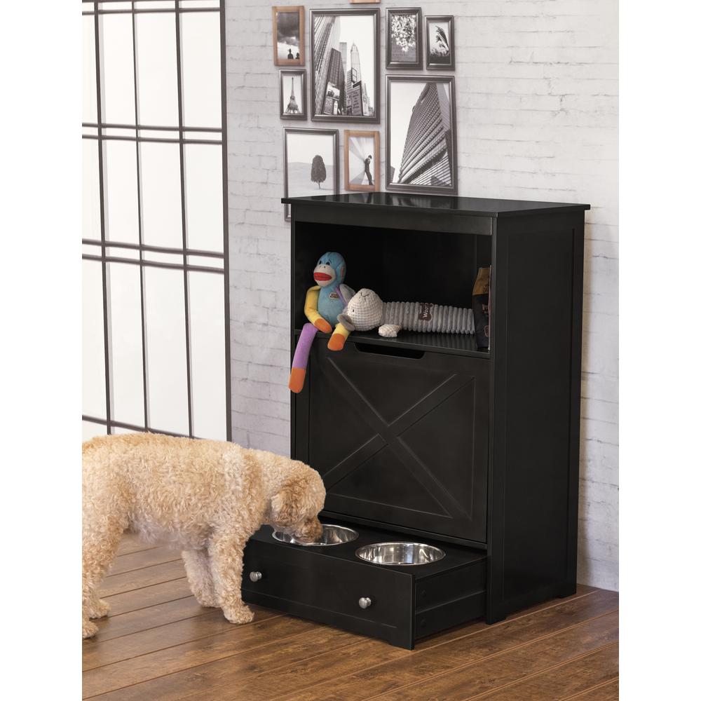 Windsor Pet Feeder, Black