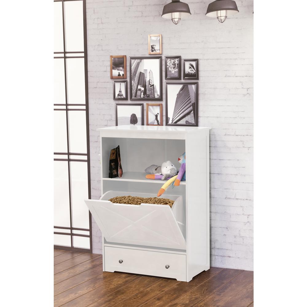 Windsor Pet Feeder, White