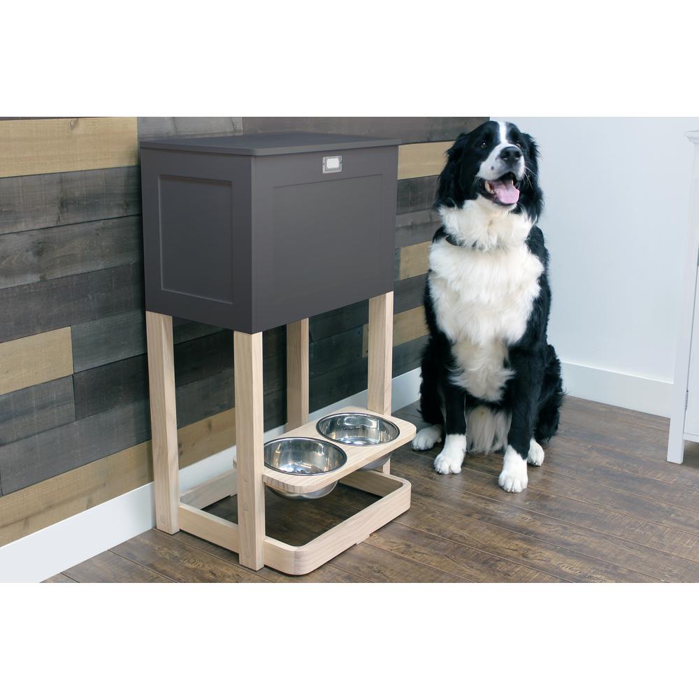Pet Feeder Station, Gray