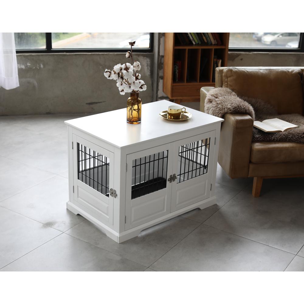Fairview Triple Door Crate, Large, White
