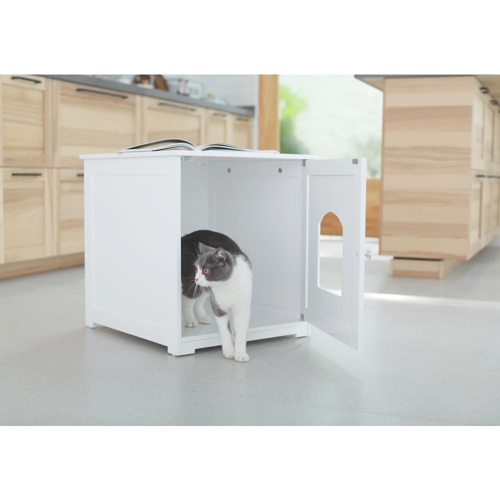 Kitty Litter Loo, White