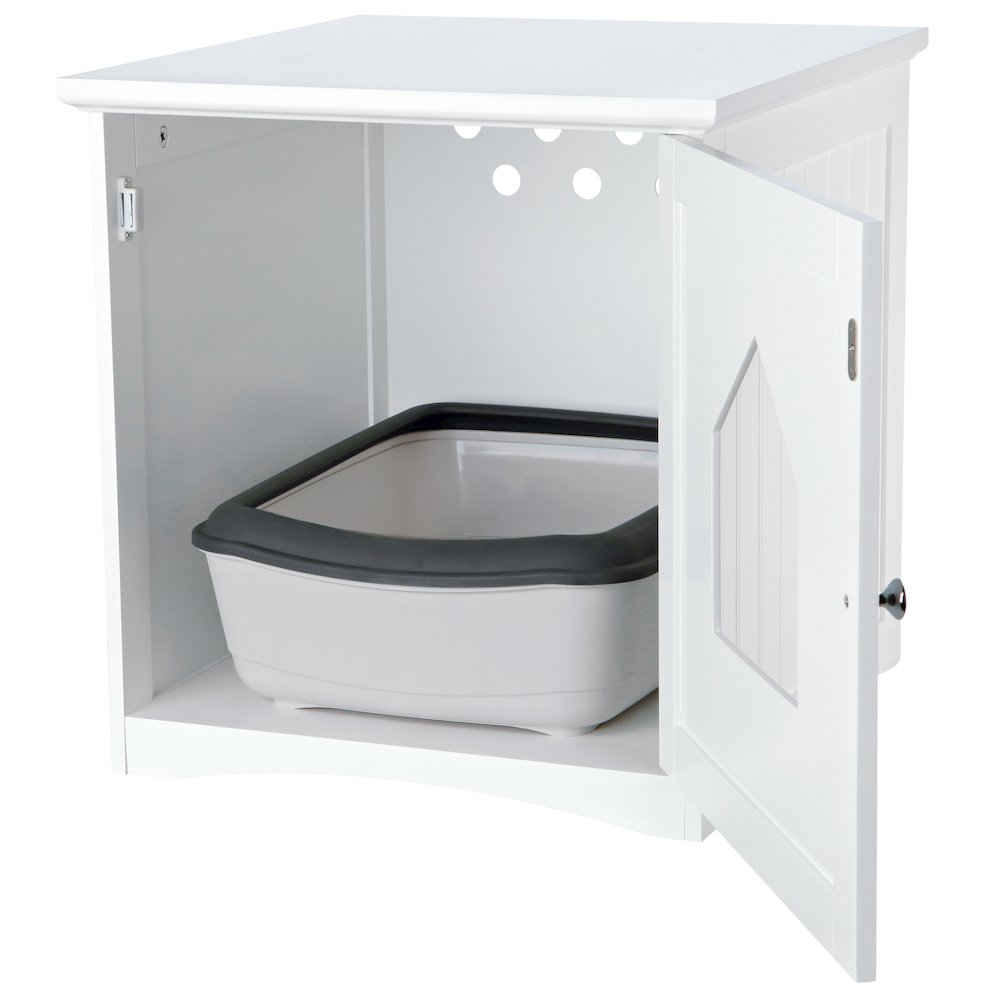 Small Cat Litter Box Enclosure Hidden Litter Indoor Cat Furniture Pet Home