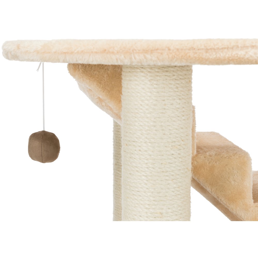 Elsa Senior Plush & Sisal 4-Level 43.7" Cat Tower, Scratching Posts, Hammock