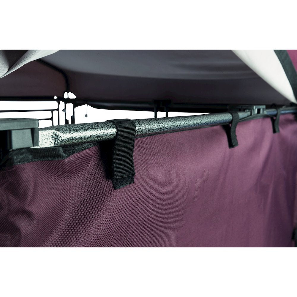 Dog Kennel Sunshade, All Weather Side Panel, Fits 2.5x2.5x3-FT Kennel, Burgundy