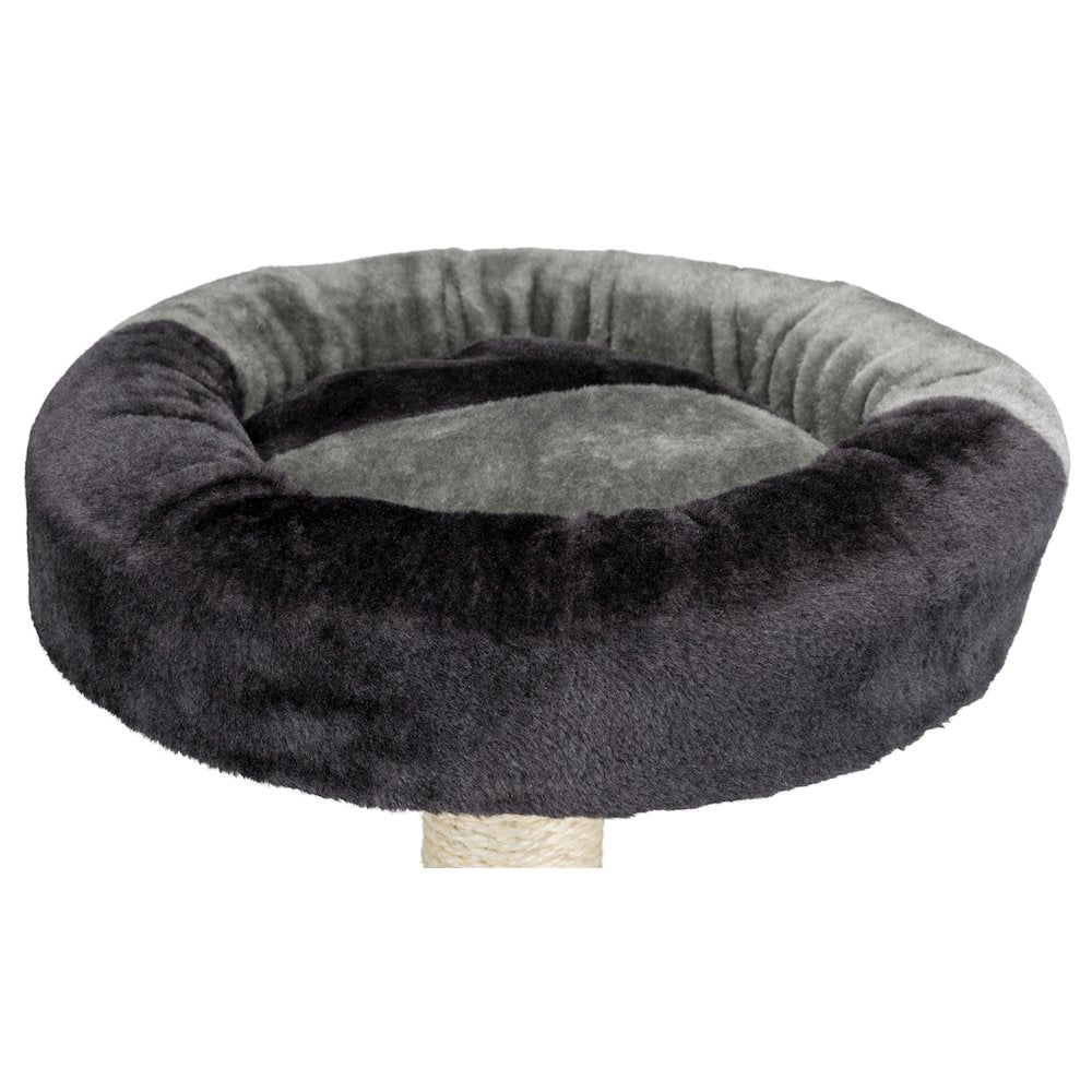 Junior Tarifa Plush & Sisal 20.5" Scratching Post with Padded Platform