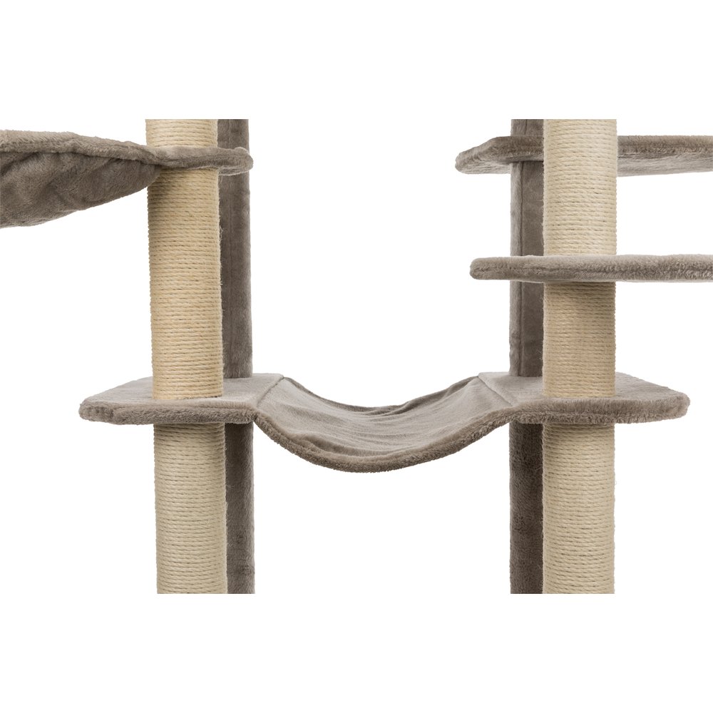 Fabiola Plush & Sisal 65" Cat Tower Scratching Posts Condo Hammocks Platforms