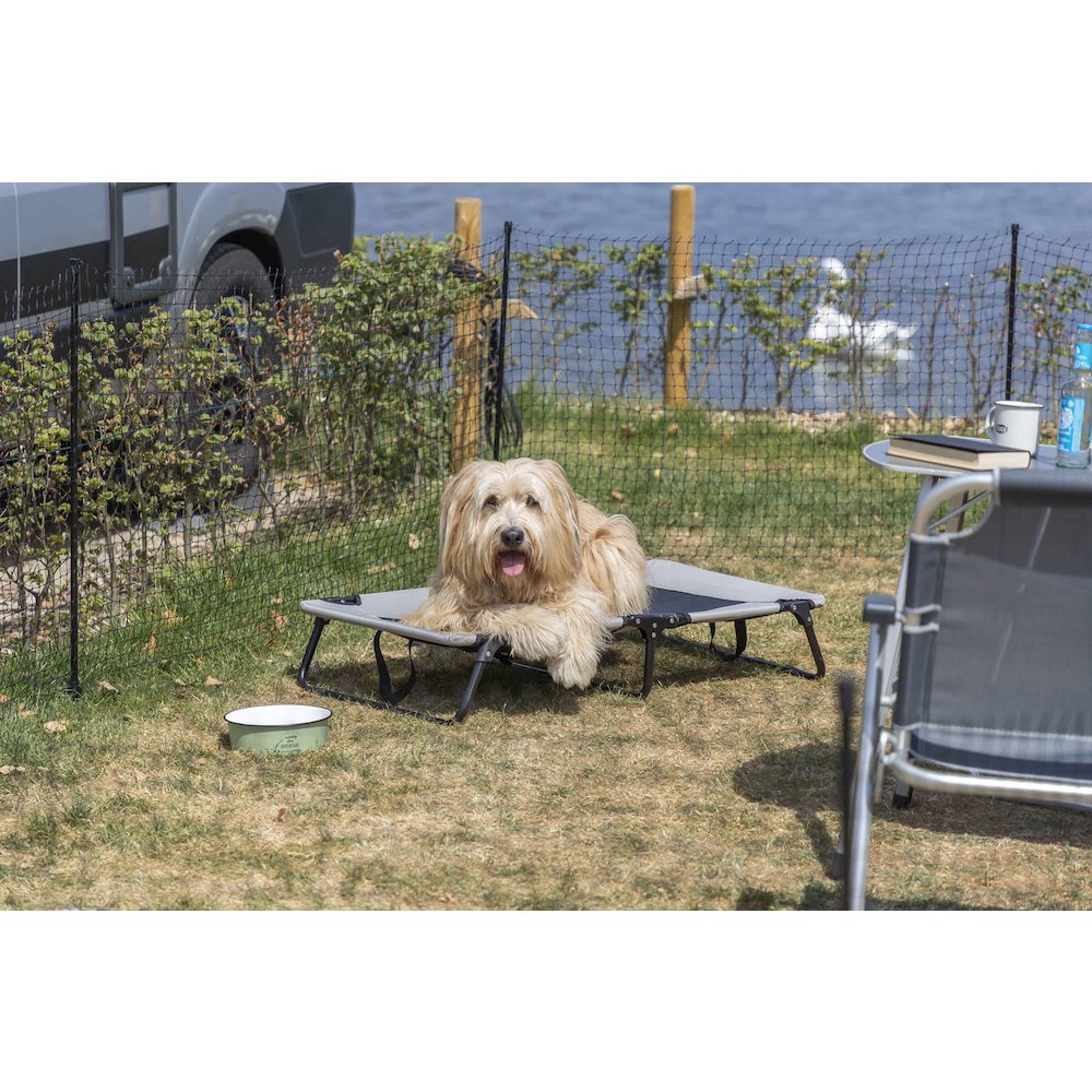 Portable Pet Fence, Mesh Dog Playpen, Outdoor Camping Fence, Easy to Transport