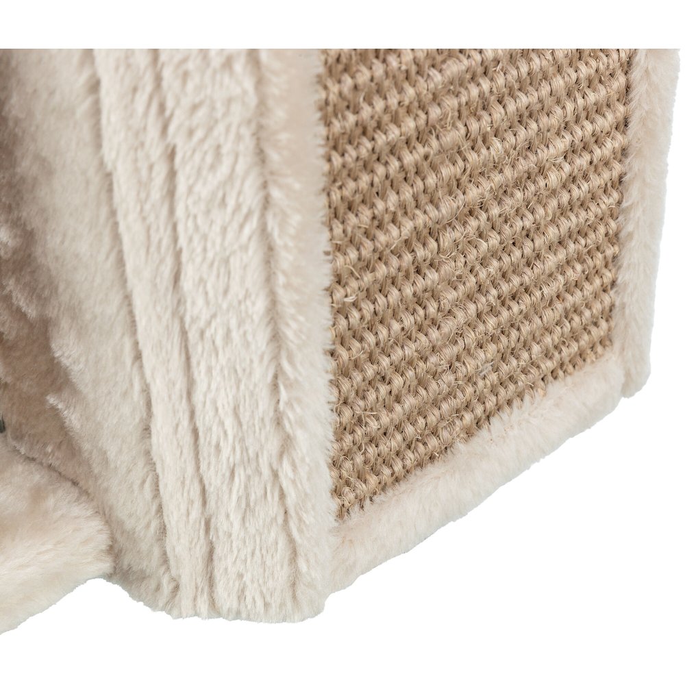 Wall Mounted Corner Sisal Scratching Board and Jute Post, Vertical Cat Scratcher