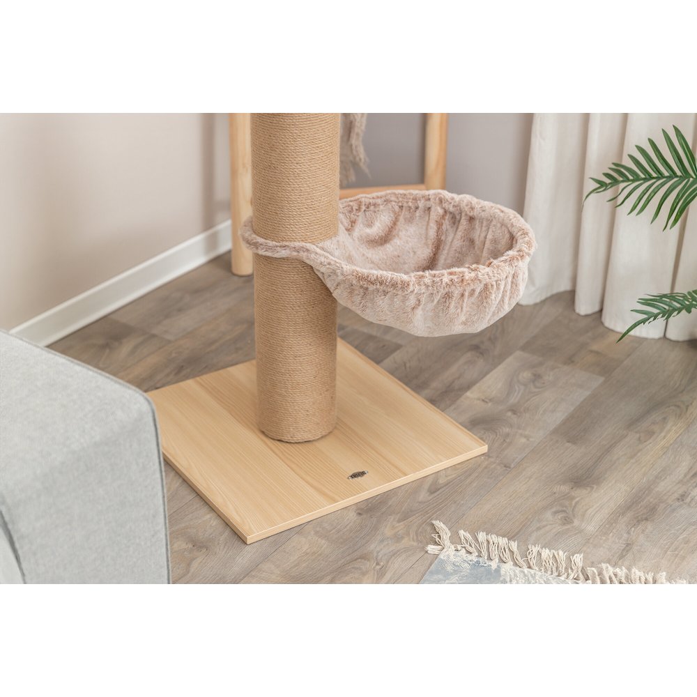 Mauricio Sisal & Plush 33" Cat Tree with Sisal Scratching Post, Perch & Hammock