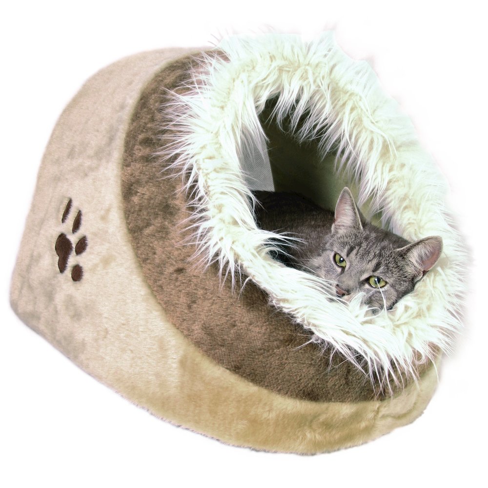 Minou Cuddly Cave, Brown, Small