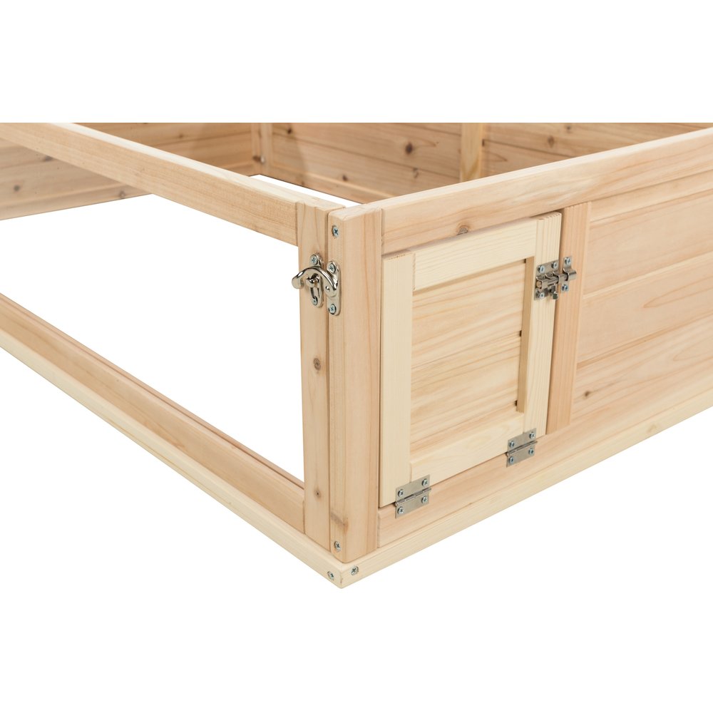 Wooden Indoor Small Animal Run with a View