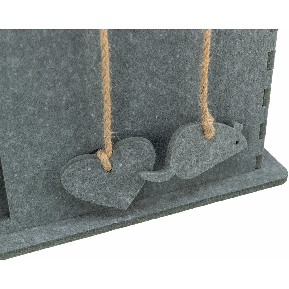 Lene Felt Indoor Cat Condo, Small Cat Hideaway - Cat Toy, Jute Scratching Pads