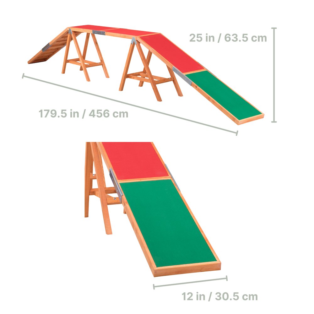Dog Agility Dogwalk, Obstacle Training