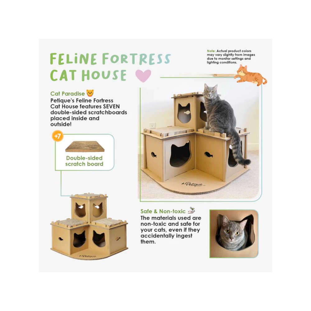 Feline Fortress Cat House