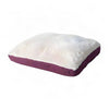 Bison Pets Polyester-Upholstered Pet Bed with Poly Fill, Ivory & Burgundy