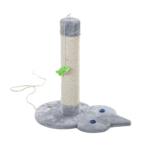 Mouse Shape Real Wood Cat Scratcher Toy, Sisal Scratching Post,Kitty Training