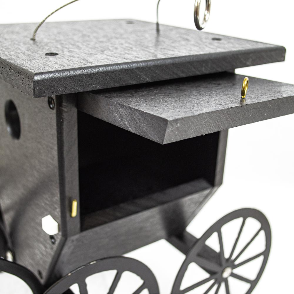 Buggy Wren Bird House Model GM36BK Made of High Density Poly Resin