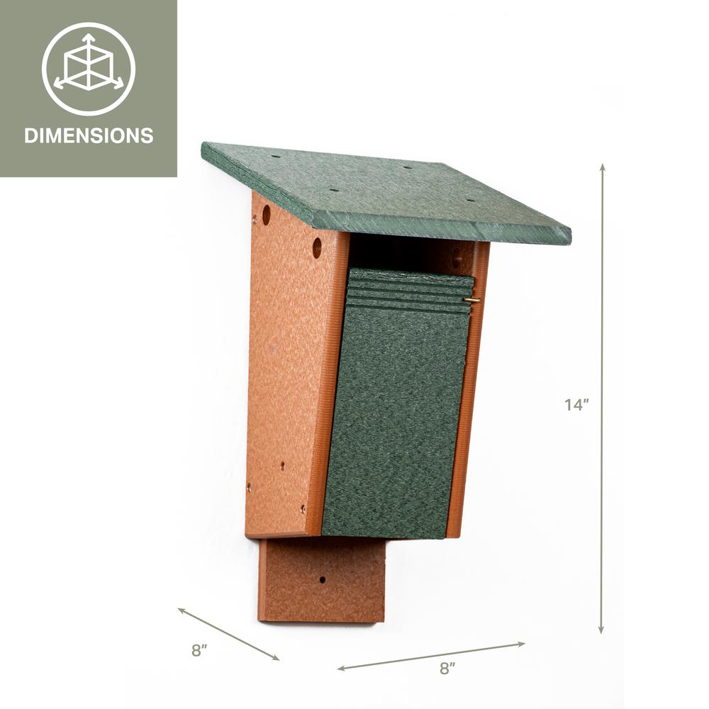 Blue Bird House Made of High Density Poly Resin