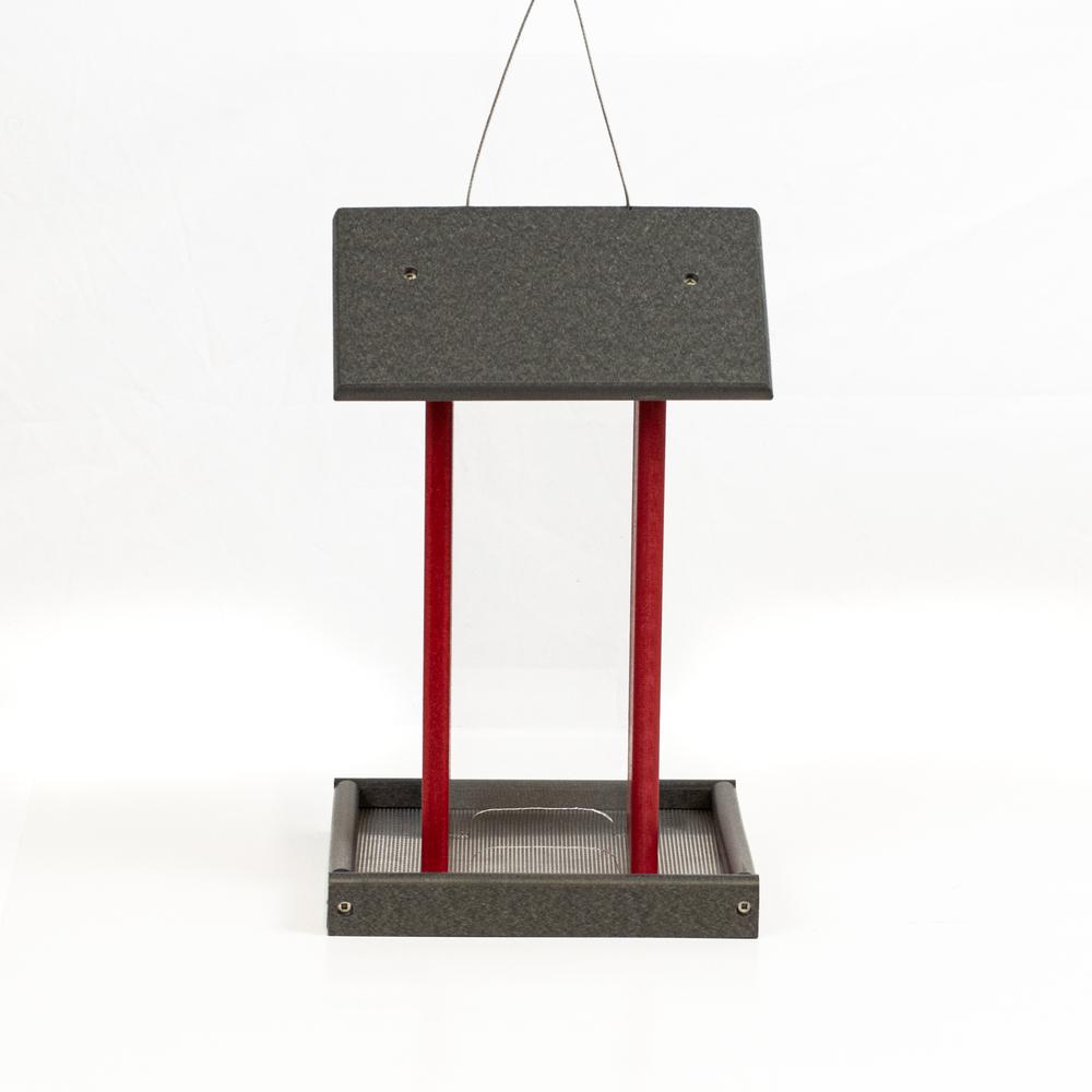 Tall Bird Feeder Made with High Density Poly Resin