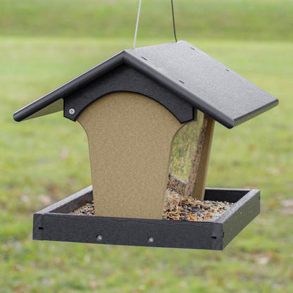 Hopper Bird Feeder Made with High Density Poly Resin