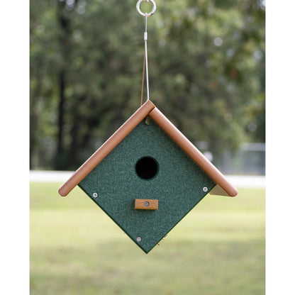 Wren or Chickadee Bird House Made of High Density Poly Resin